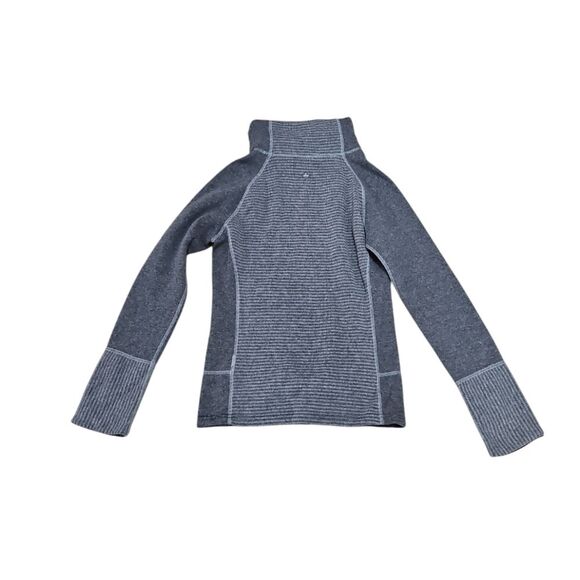 Prana Women's Lucia grey mock neck wool blend sweater pullover size S casual - Picture 3 of 10